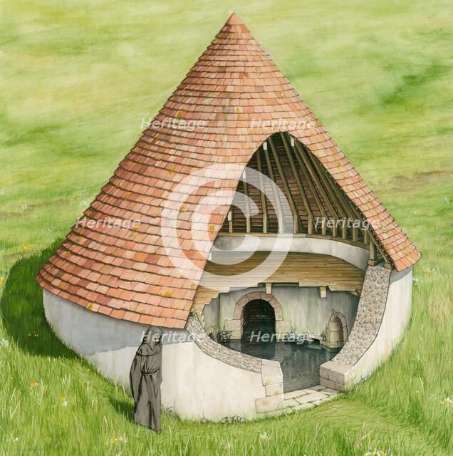 Conduit house, St Augustine's Abbey, Canterbury, Kent. Artist: Peter Urmston.