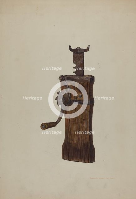 Conestoga Wagon Jack, 1935/1942. Creator: Edward L Loper.