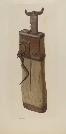 Conestoga Wagon Jacks, c. 1941. Creator: Nicholas Amantea