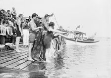 Coney Isl Races-start of 100 yd. (women's), between c1910 and c1915. Creator: Bain News Service
