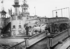 Coney Island, Open air circus, between c1910 and c1915. Creator: Bain News Service