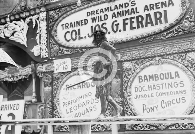 Coney Island, A Free Show, between c1910 and c1915. Creator: Bain News Service.