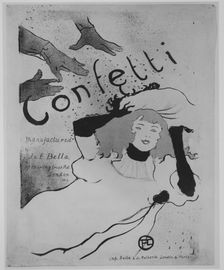 Confetti, 1894., 1894. Creator: Henri de Toulouse-Lautrec