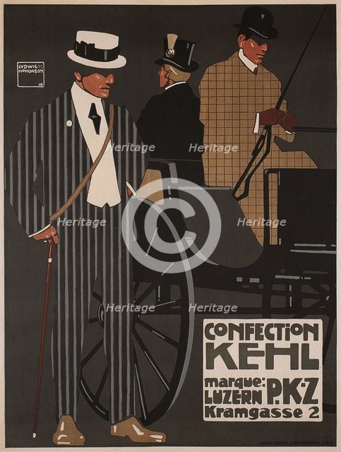 Confection Kehl, 1908. Artist: Hohlwein, Ludwig (1874-1949)