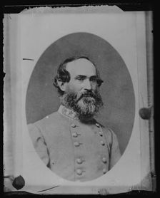Confederate General Jubal Early, head-and-shoulders portrait, c1860-1870, photographed later. Creator: Unknown