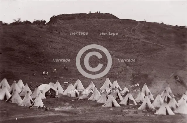 Confederate Earthworks, Belle Plain, Virginia, 1863. Creators: James Gardner, Tim O'Sullivan.