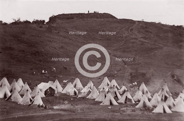 Confederate Earthworks, Belle Plain, Virginia, 1863. Creators: James Gardner, Tim O'Sullivan.