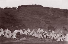 Confederate Earthworks, Belle Plain, Virginia, 1863. Creators: James Gardner, Tim O'Sullivan