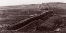 Confederate Earthworks, Centreville, Virginia, 1862. Creator: George N. Barnard