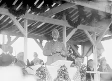 Confederate Monument - Arlington National Cemetery. Gen. Bennett Young, Commander-In-Chief..., 1914. Creator: Harris & Ewing
