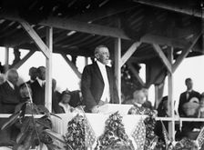 Confederate Monument - Arlington National Cemetery. Woodrow Wilson, 1914. Creator: Harris & Ewing