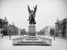 Confederate Monument, Baltimore, Md., between 1900 and 1906. Creator: Unknown