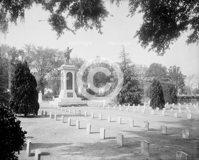 Confederate Monument, Magnolia Cemetery, Charleston, S.C., between 1880 and 1901. Creator: Unknown.
