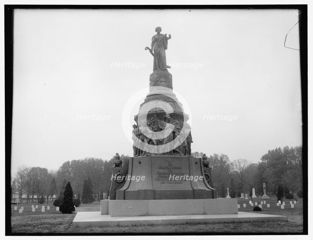 Confederate Memorial, Arlington Cemetery, between 1910 and 1920. Creator: Harris & Ewing.