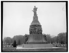 Confederate Memorial, Arlington Cemetery, between 1910 and 1920. Creator: Harris & Ewing