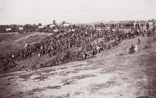Confederate Prisoners at Belle Plain, 1863. Creator: Tim O'Sullivan