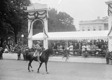 Confederate Reunion - Parade; Reviewing Stand, 1917. Creator: Harris & Ewing