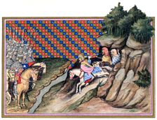 Conference of the Earl of Gloucester and an Irish Chief, Richard II's campagne in Ireland, 1399, (18