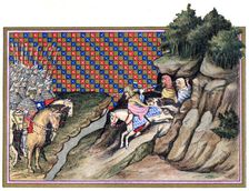 Conference of the Earl of Gloucester and an Irish Chief, Richard II's campagne in Ireland, 1399, (18