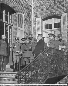 Conferences Interalliees; Un conseil de Guerre au grand quartier general Francais 1915 (1924). Creator: Unknown