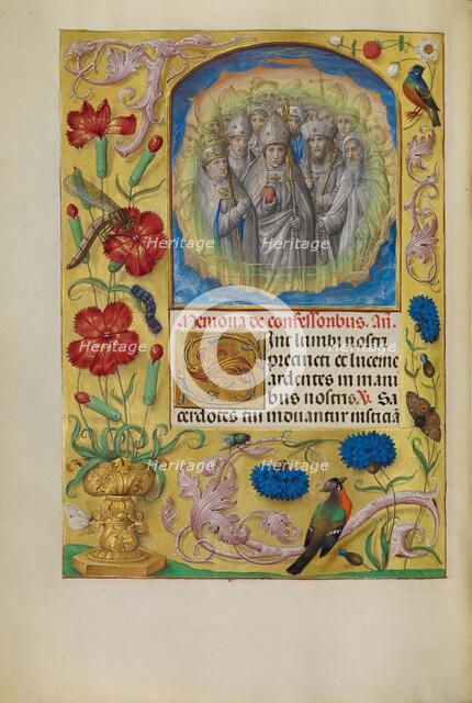 Confessor Saints; Spinola Hours, about 1510-1520. Creator: Master of James IV of Scotland.