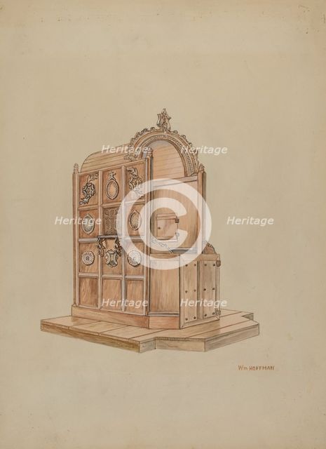 Confessional, 1935/1942. Creator: William Hoffman.