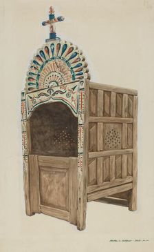 Confessional, 1935/1942. Creator: Majel G. Claflin