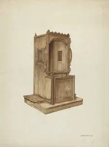 Confessional, 1939/1940. Creator: Edith Towner