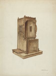 Confessional, 1939/1940. Creator: Edith Towner
