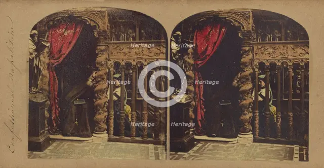 Confessional napolitain, about 1860. Creator: London Stereoscopic & Photographic Co.