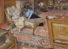 Confidence, les enfants Bernheim au salon, 1905. Creator: Vuillard, Édouard (1868-1940)