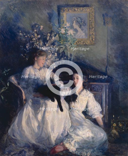 Confidences, 1911. Creator: Frank Bramley.