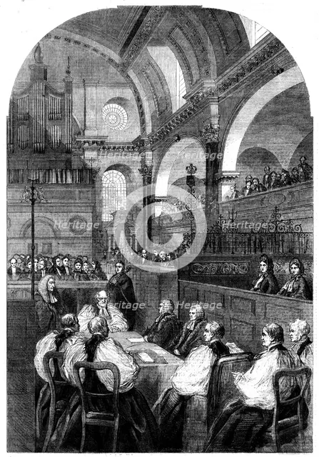 Confirmation of Dr. Longley's election to the Archbishopric of Canterbury..., 1862. Creator: J. M. Williams.