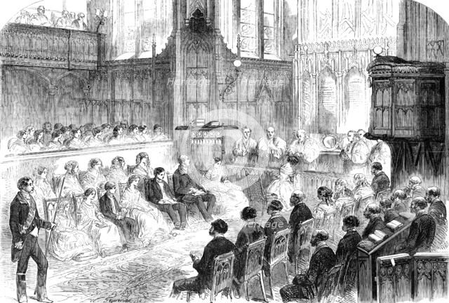 Confirmation of Her Royal Highness the Princess Royal, in the Private Chapel, Windsor Castle, 1856.  Creator: W Thomas.