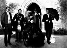 Confirmation of Princess Alice of Albany at St. George's Church, Cannes: The Queen leaving..., 1898. Creator: Unknown