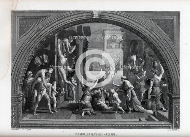 Conflagration of Rome, 1882. Artist: Payne, Albert Henry (1812-1902)