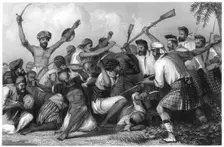 Conflict with the Ghazees before Bareilly, 6 May 1858 (c1860)