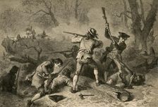 Conflict With The Indians on the Southwestern Frontiers (1877). Creator: Albert Bobbett