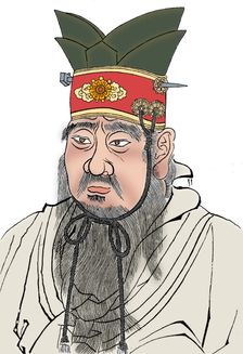 Confucius (551-479 BC), Chinese philosopher. From a rubbing of a marble slab in a Confucian temple