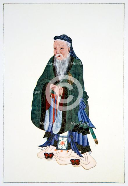 Confucius, ancient Chinese teacher and philosopher, 1922.  Creator: Unknown.