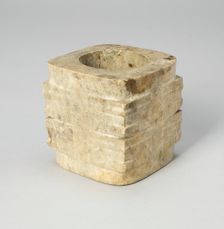 Cong, Neolithic period ( ca.8000-2000 BC ), Liangzhu Culture, ca. 3000-2000 B.C. Creator: Unknown