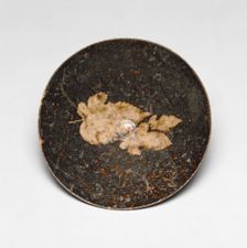 Conical Bowl with Decoration of Three Leaves, Southern Song dynasty, 12th/13th century. Creator: Unknown