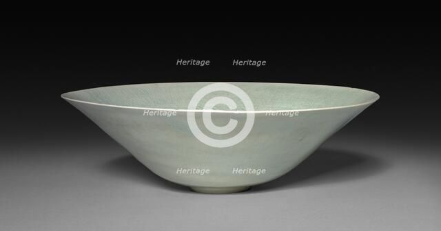 Coniform Bowl, 960-1279. Creator: Unknown.