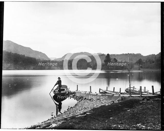Coniston Water, Coniston, South Lakeland, Cumbria, 1886. Creator: London Midland and Scottish Railway.