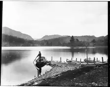 Coniston Water, Coniston, South Lakeland, Cumbria, 1886. Creator: London Midland and Scottish Railway