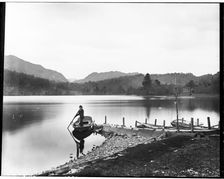 Coniston Water, Coniston, South Lakeland, Cumbria, 1886. Creator: London Midland and Scottish Railway