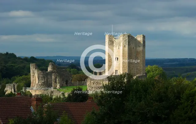 Conisbrough Castle, South Yorkshire, c2013. Artist: Alun Bull.