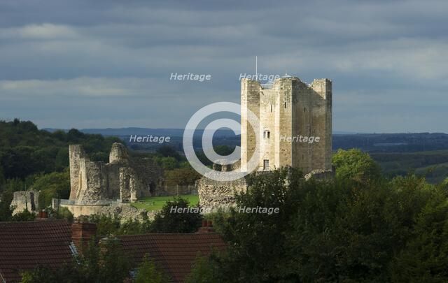 Conisbrough Castle, South Yorkshire, c2013. Artist: Alun Bull.