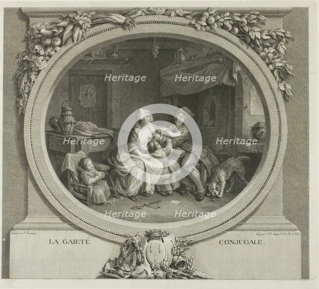 Conjugal Gaiety, n.d. Creator: Nicolas Delaunay.