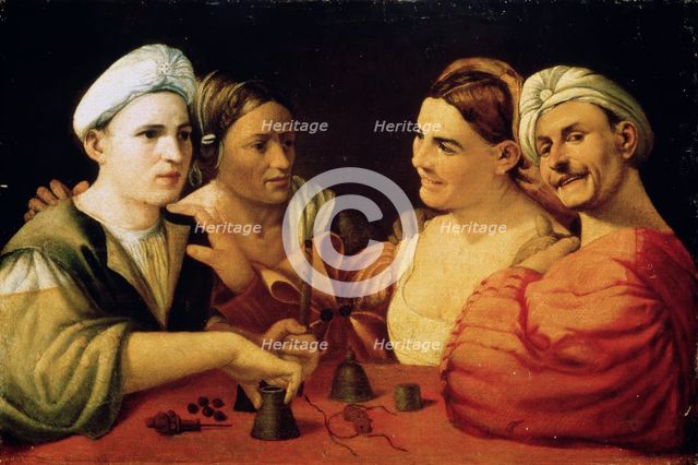 'Conjurers', 16th century. Artist: Dosso Dossi